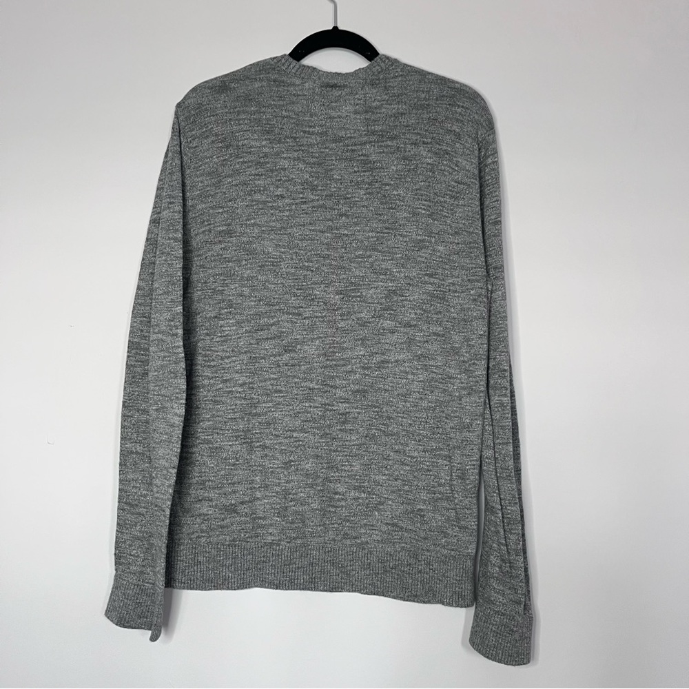 Vintage/Y2K Men’s Thin Hollister Sweater Size L Grey Colour Soft & Cozy - Picture 6 of 9